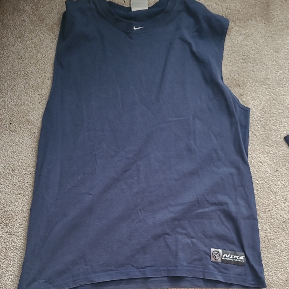 Nike Navy Sleeveless Shirt